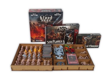 e-Raptor Insert Blood Rage 5 gracz Bogowie Asgardu Mistycy z Midgardu