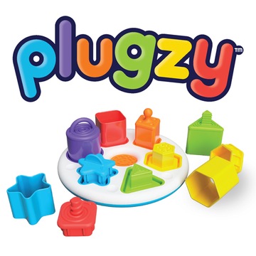Игрушка-сортировщик цветных форм Plugzy Fat Brain 10мес+
