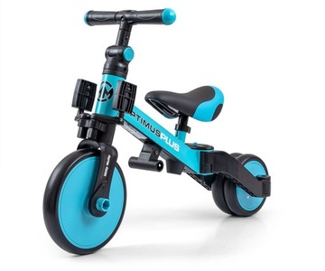 BALANCE BIKE Велосипед трехколесный 4в1 для детей 1, 2, 3 лет Синий детский