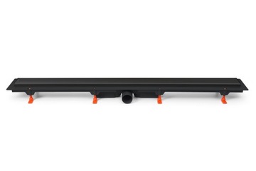 JOMOTech Odpływ liniowy Exclusive 50 850mm maskownica Flis czarny mat
