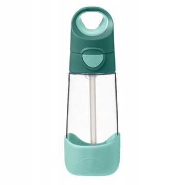 B.BOX BUTELKA TRITANOWA ZE SŁOMKĄ 450 ML, EMERALD FOREST