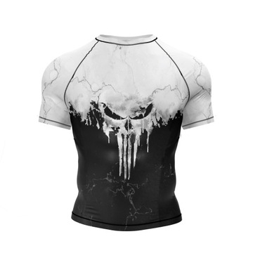 Rashguard treningowy z krótkim rękawem. Wzory
