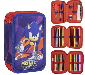 Sonic the Hedgehog piórnik trzyklapkowy 152