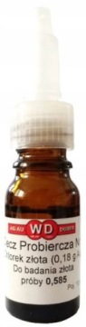 CHLOREK ZŁOTA 0,18g Au Ciecz Probiercza 10ml