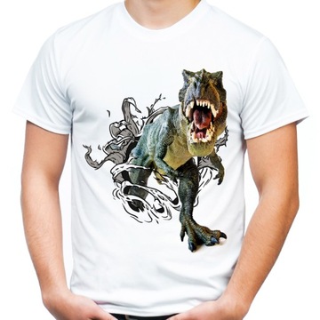 Koszulka dziecięca z dinozaurem t-rex dinozaur 152
