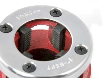 РУЧНОЙ ТРУБНО-РЕЗЬБОВЫЙ НАРЕЗАТЕЛЬ С ХРАПОВИКОЙ, 4 матрицы, НАБОР КОРОБКИ