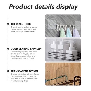 Наклейки на полки Клейкие коврики Самоклеящиеся крючки для гардероба