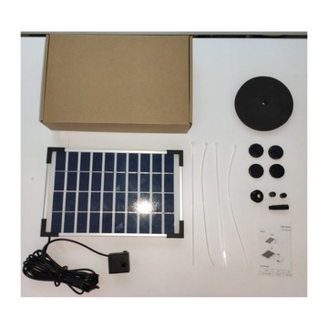 МОЩНЫЙ СОЛНЕЧНЫЙ САДОВЫЙ ФОНТАН НАСОС 400л/ч 5Вт