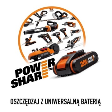 Аккумулятор Worx 20 В 4,0 Ач