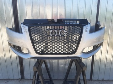 ZDERZAK PRZOD GRILL RS3 AUDI A3 8P LIFT 08-12 KOLOR LX7W