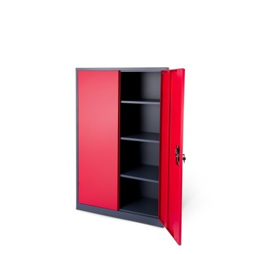 Металлический офисный шкаф для документов, Шкаф для мастерской для гаража, запираемый для папок
