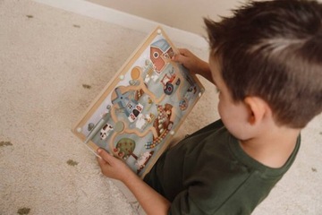 МАЛЕНЬКИЙ ГОЛЛАНДСКИЙ МАГНИТНЫЙ ЛАБИРИНТ ИГРА НАВЫКОВ ФЕРМА МАЛЕНЬКАЯ ФЕРМА ДЕРЕВНЯ