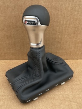Schaltknauf Schaltkopf Manschette AUDI Q2 S-TRONIC Leder neu Original
