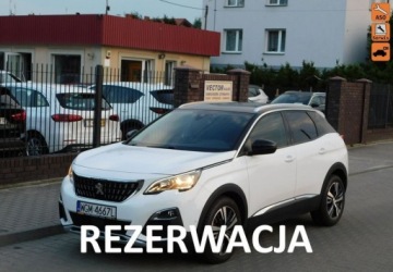 Peugeot 3008 II Crossover 1.2 PureTech 130KM 2017 Peugeot 3008 z Gwarancja Allure Kamera BLiS Model 2008r 1.2 Benzyna 130KM