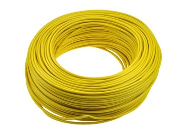 Przewód instalacyjny linka LgY 1,5mm żółty 10m