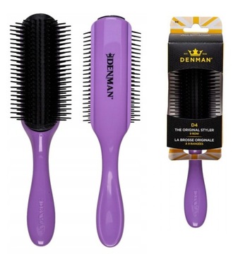 DENMAN SZCZOTKA D4 African Violet 9 Row