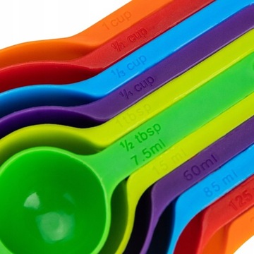 КУХОННЫЕ МЕРНЫЕ КРУЖКИ ЛОЖКИ НАБОР МЕРНЫЕ МЕРНЫЕ МЕРНЫЕ 6 ШТ.