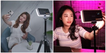 Lampa LED Ulanzi VL200 Bi-Color do Aparatu Kamery Smartfona