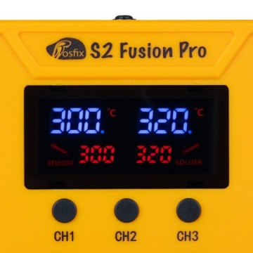 ПАЯЛЬНАЯ СТАНЦИЯ ROSFIX S2 FUSION PRO 2IN1 HOT AIR 760W LCD ESD WELDER