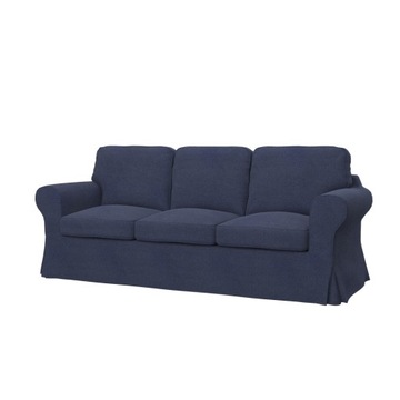 EKTORP Pokrycie sofy 3-os, Naturel Navy