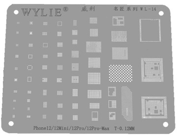 MODUŁY CHIP SITA UKŁADY BGA IPHONE 12 MINI PRO MAX