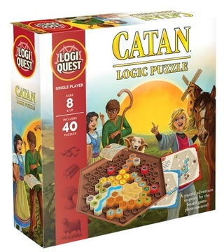 CATAN 40 ŁAMIGŁÓWEK planszowa edycja angielska