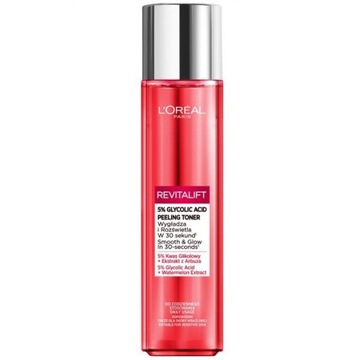LOreal Paris Revitalift złuszczający tonik z kwasem glikolowym