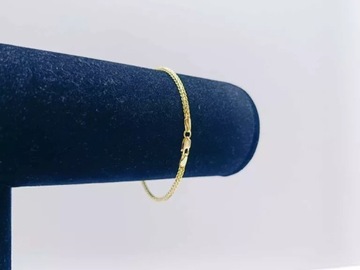 ZŁOTA BRANSOLETKA PRÓBA 585/WAGA 1,69 DŁ.18 CM