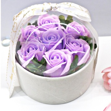 FLOWER BOX KWIATY MYDLANE BUKIET PREZENT