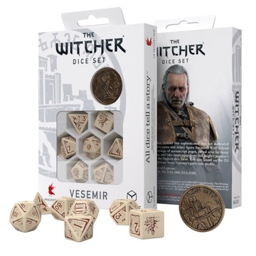Zestaw kości RPG Wiedźmin Vesemir - Stary Wilk