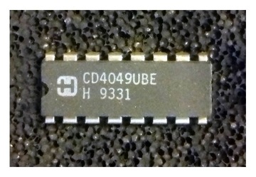 CD4049UBE HARRIS CMOS