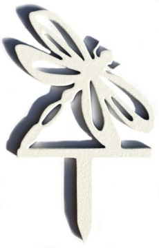 OZDOBA TOPPER WAŻKA LAS W SŁOIKU 8CM 10SZT CIASTO