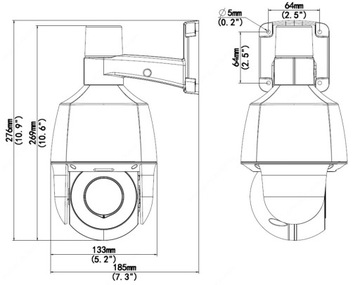KAMERA IP SZYBKOOBROTOWA ZEWNĘTRZNA IPC675LFW-AX4D