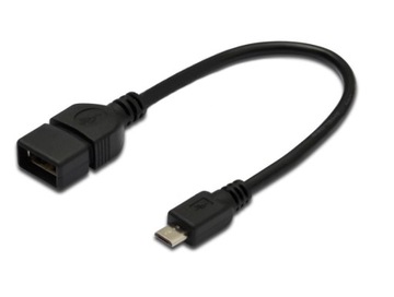 PRZEJŚCIÓWKA ADAPTER KABEL OTG USB - TYP C 15cm