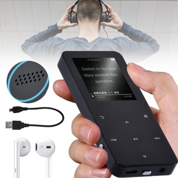 ODTWARZACZ MP3 16 GB BLUETOOTH ZE SŁUCHAWKAMI, 1,8