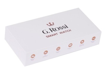 СМАРТ-ЧАСЫ ЖЕНСКИЕ G. ROSSI, СЕРЕБРЯНЫЕ, ЭЛЕГАНТНЫЕ, НА ПОДАРОК ​​+ СУМКА