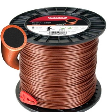 Żyłka tnąca 2,5mm OREGON Techni do 280 stop 10m