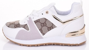 SPORTOWE SNEAKERSY DAMSKIE MODNE BUTY NA WIOSNĘ LATO FITNESS