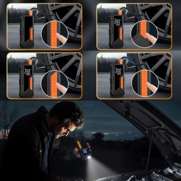 АВТОМОБИЛЬНЫЙ КОМПРЕССОР МОТОЦИКЛ БЕСПРОВОДНОЙ НАСОС ВЕЛОСИПЕД POWERBANK USB