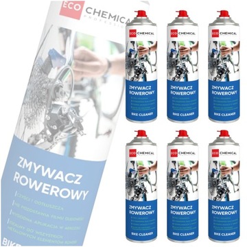 ZMYWACZ ROWEROWY DO CZYSZCZENIA KORONEK I HAMULCÓW ECOCHEMICAL ZESTAW 6 SZT