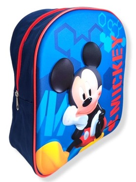 Plecak przedszkolny 3D Myszka Miki Mickey wypukły