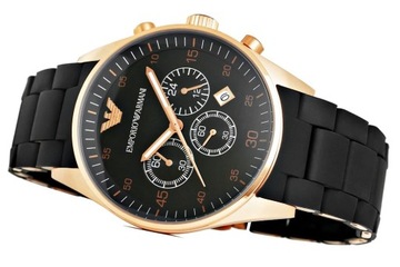 Elegancki Zegarek Męski EMPORIO ARMANI Sportivo AR5905 z CERTYFIKATEM