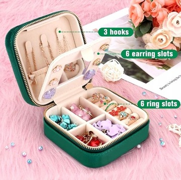 Органайзер для шкатулки, шкатулка для драгоценностей с зеркалом, кофр