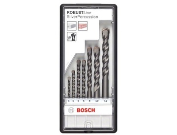 BOSCH - WIERTŁA DO BETONU i CEGŁY 7 sztuk ROBUST