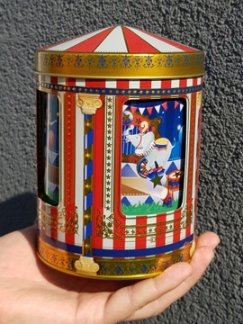 Музыкальная шкатулка 16х12см Szapito Circus, металлическая шкатулка