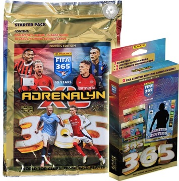 2025 FIFA 365 Zestaw Startowy ALBUM + BLISTER XXL Limited saszetki NORDIC