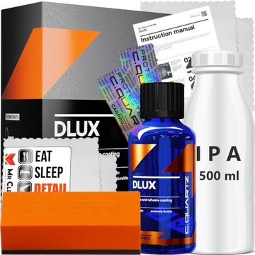 CarPro Cquartz DLUX zestaw z powłoką ceramiczną do zabezpieczania 30ml