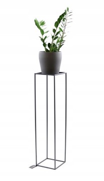 Nowoczesny Kwietnik Metalowy Stojak 100cm szary