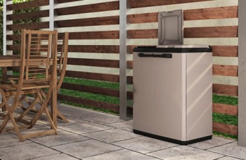 KETER SPLIT BASIC Сортировочный шкаф/черно-серый/110л