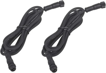 2 sztuki lamp ogrodowych LED, przedłużacz, IP68, wodoszczelne oświetlenie o